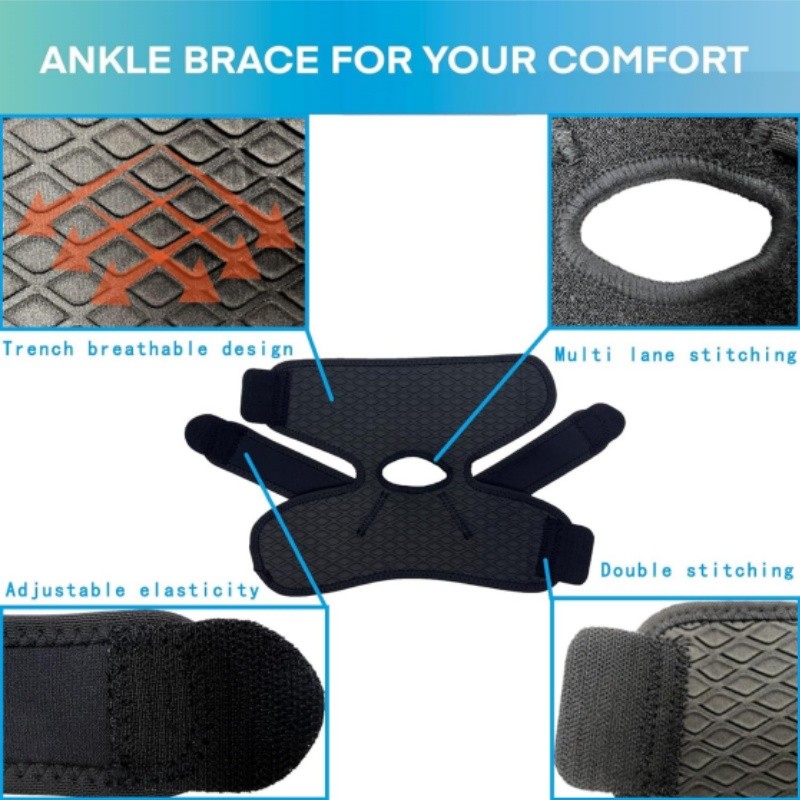 1 Pack Ankle Wraps, Ankle Brace Compression Ankle Support, Ankle Stabilizer