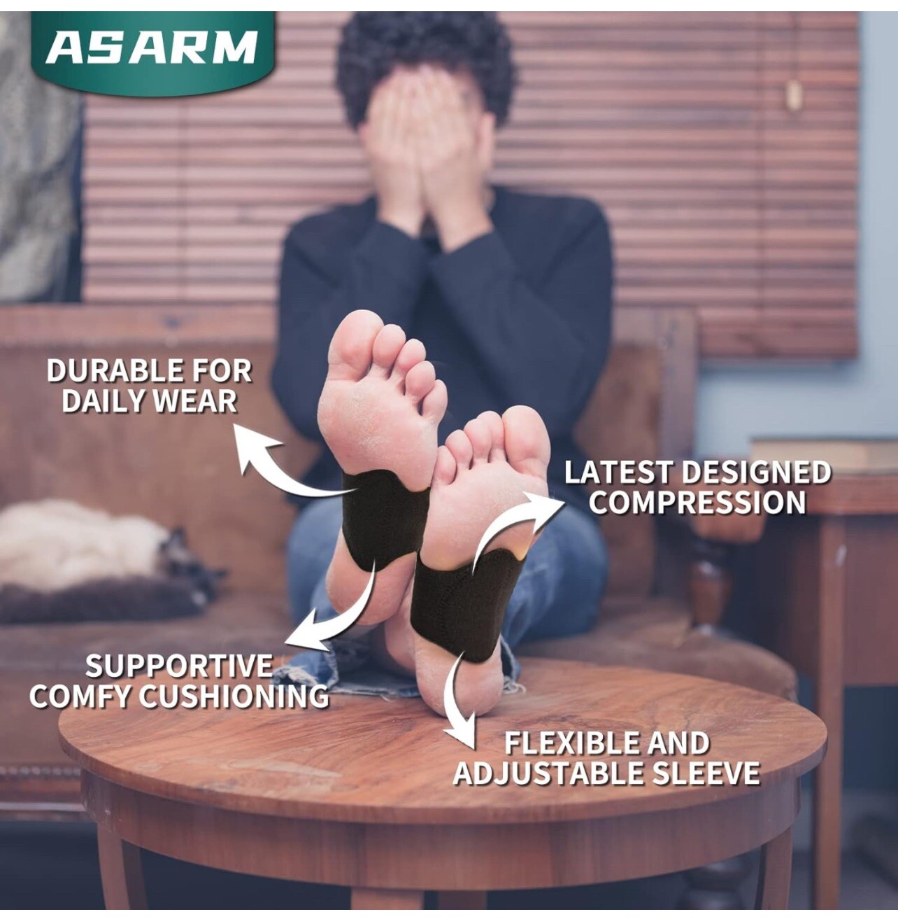 ASRAM Arch Support -Sleeve Adjustable