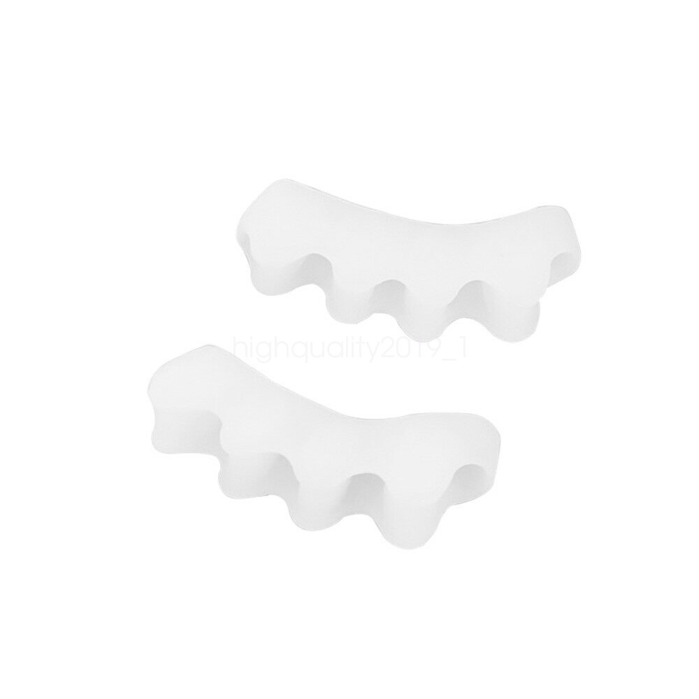 2x Straightener Separator Gel Toe Bunion Spreader Corrector Pain Relief Care