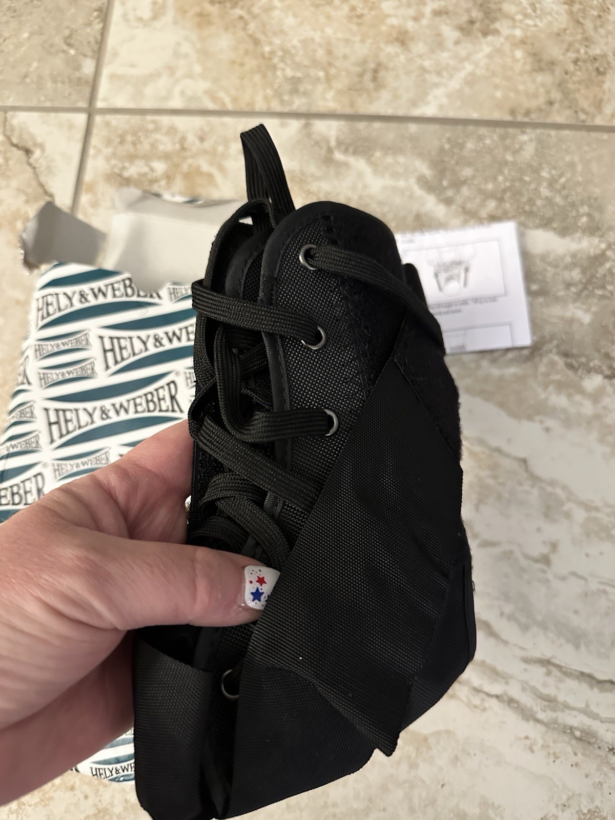 Hely Weber Webly Zap Ankle Brace #314 S Black