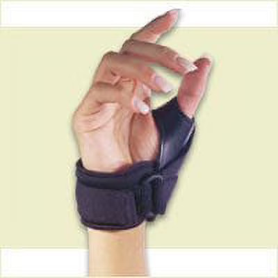 FLA Thermal/Leather Tether Thumb Stabilizer Left Hand (Size: L) Black