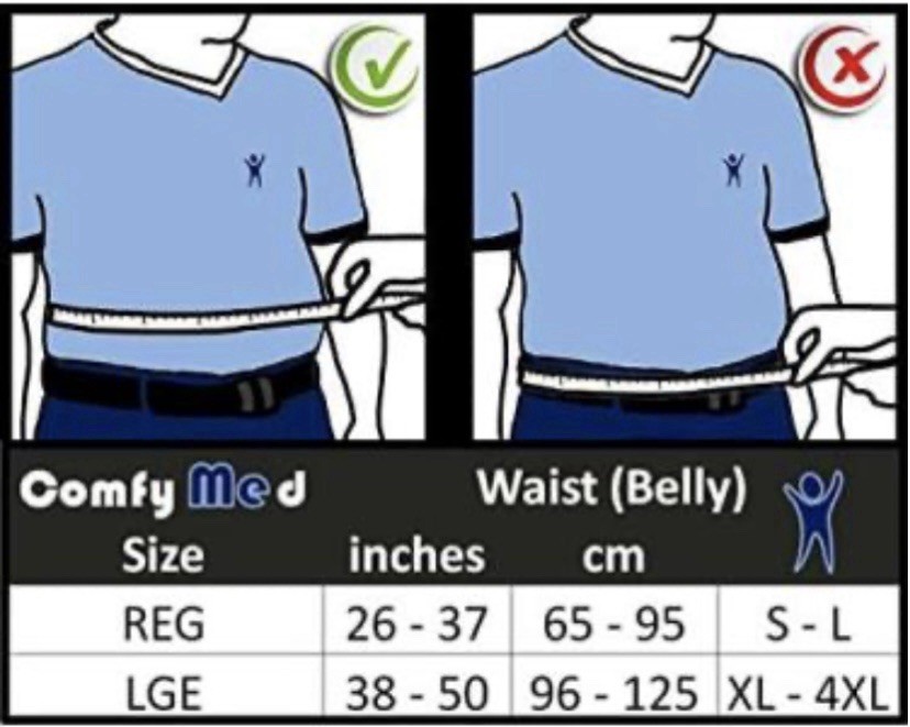 Adjustable Lumbar Support Belt Back Brace Lower Back Pain Relief Regular Sm-Lg