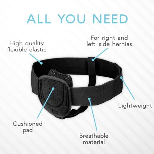 H2 Hernia Belts for Men – Adjustable Inguinal Hernia Belt Left or Right Side …