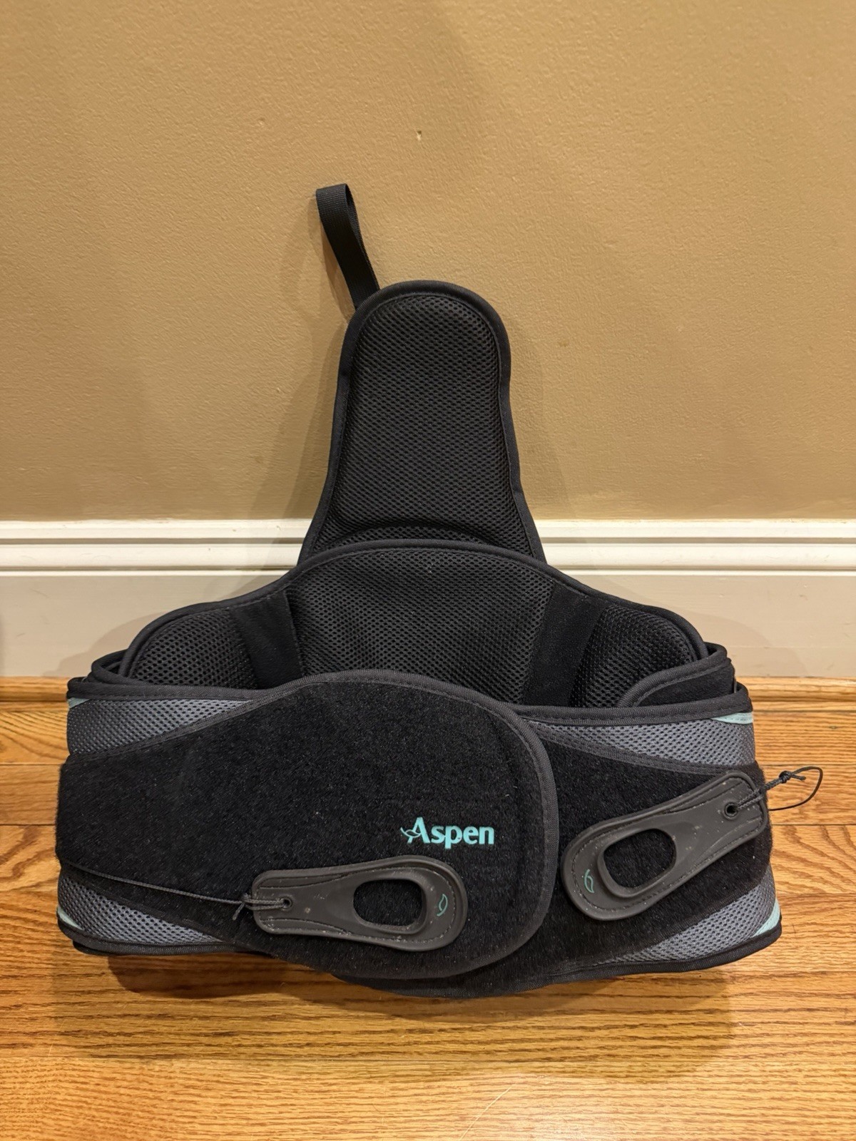 ASPEN Vista TLSO Adjustable Lumbar Back Brace Adjustable Size Clean Black