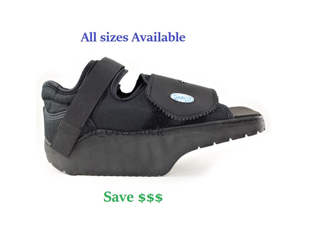 Darco OrthoWedge Off-loading Shoe POST-OP CAST SHOE BOOT FREE shipping ALL SIZES