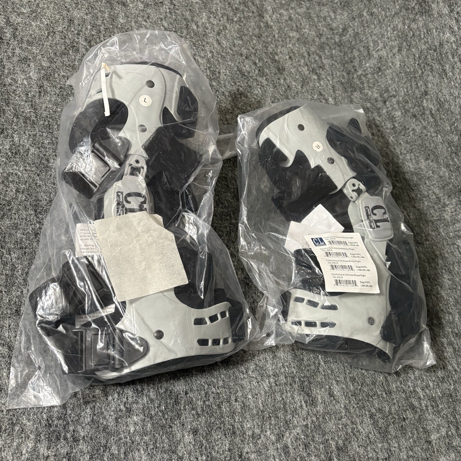 Knee Braces Pair NEW Comfortland CL Deluxe OA 200 Right & Left