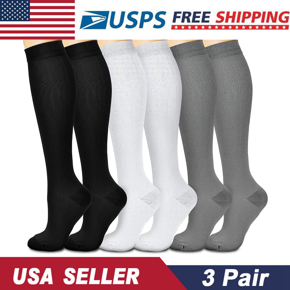 Best Medias Calcetines De Compresion 20-30Mmhg Para Hombres Y Mujeres US STOCK