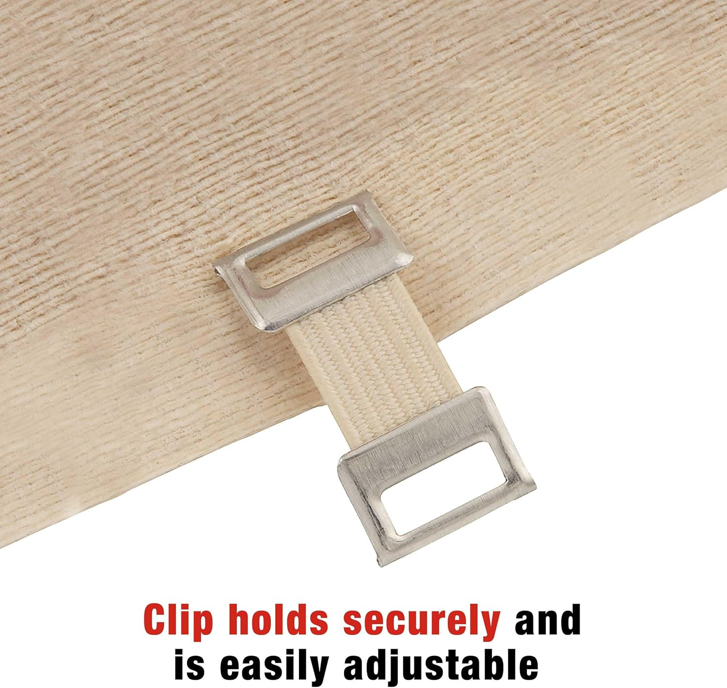 3 Inch Elastic Bandage with Clips, Beige, Great for Elbow, Ankle, Knee and More,