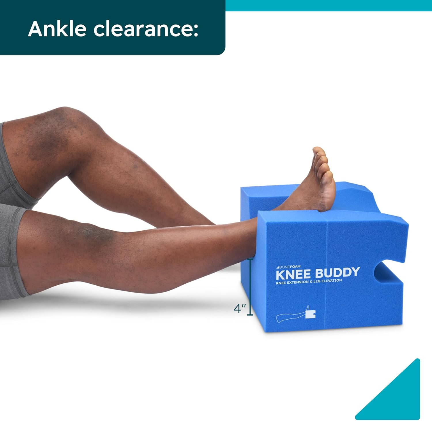 Knee Buddy Elevating Pillow for Post-Surgery Recovery – FSA/HSA Eligible