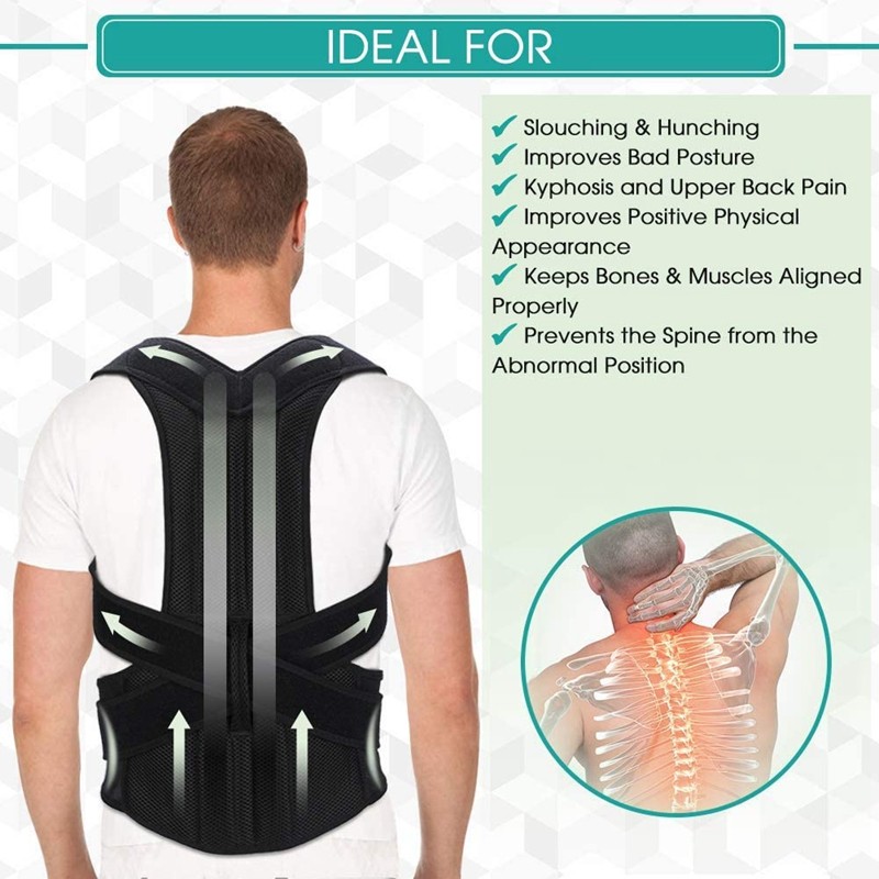 Waist Support Belt Lumbar Back Brace Heavy Work Pain Relief Corset For Men Women