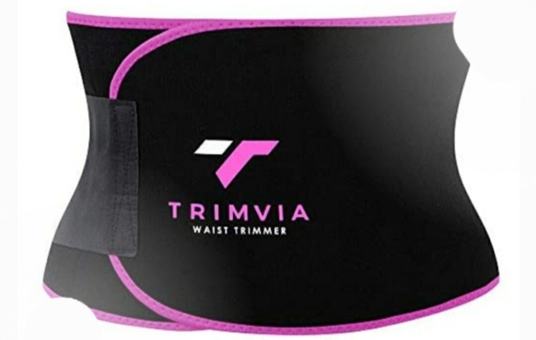 TRIMVIA 100% LATEX FREE NEOPRENE WAIST TRIMMER SHAPER LUMBAR SUPPORT LARGE