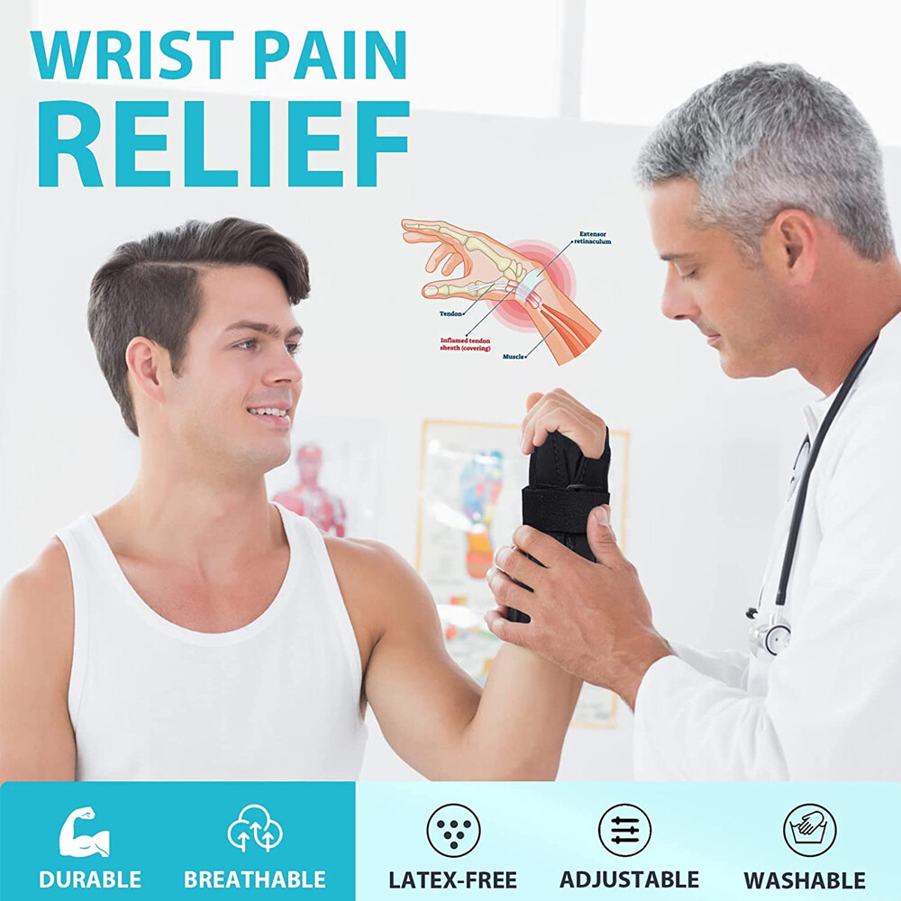 Right Left Wrist Hand Support Brace Splint Carpal Tunnel Sprain Arthritis Sports