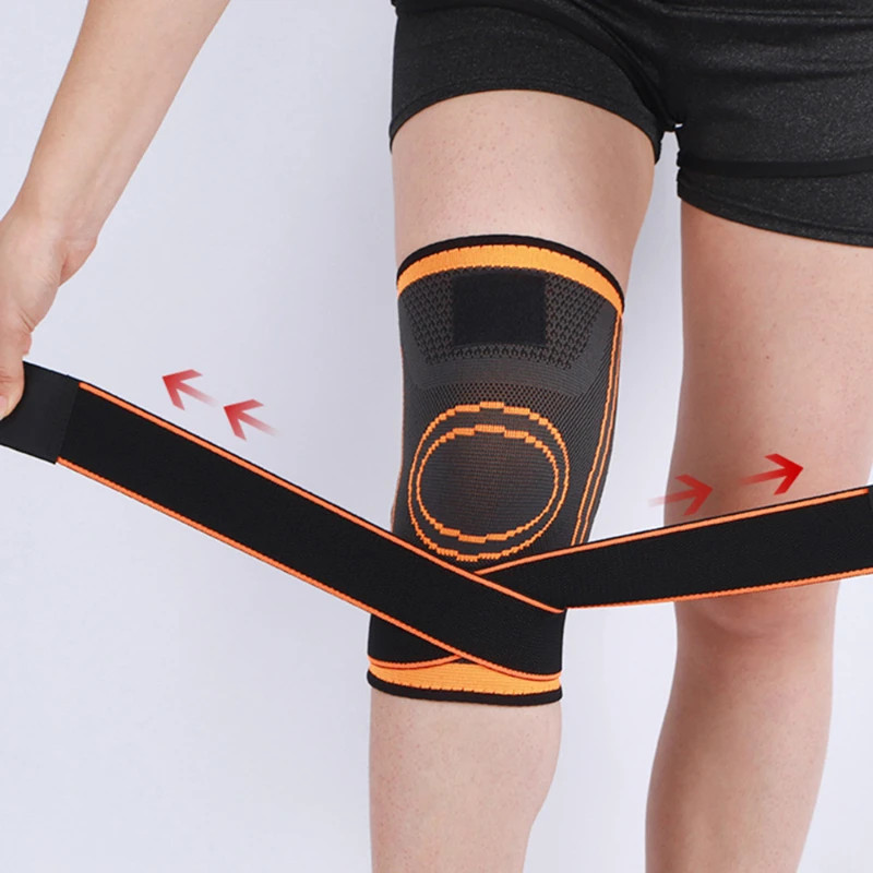 Knee Pads Sports Pressurized Elastic Kneepad Support Brace Sports Protector
