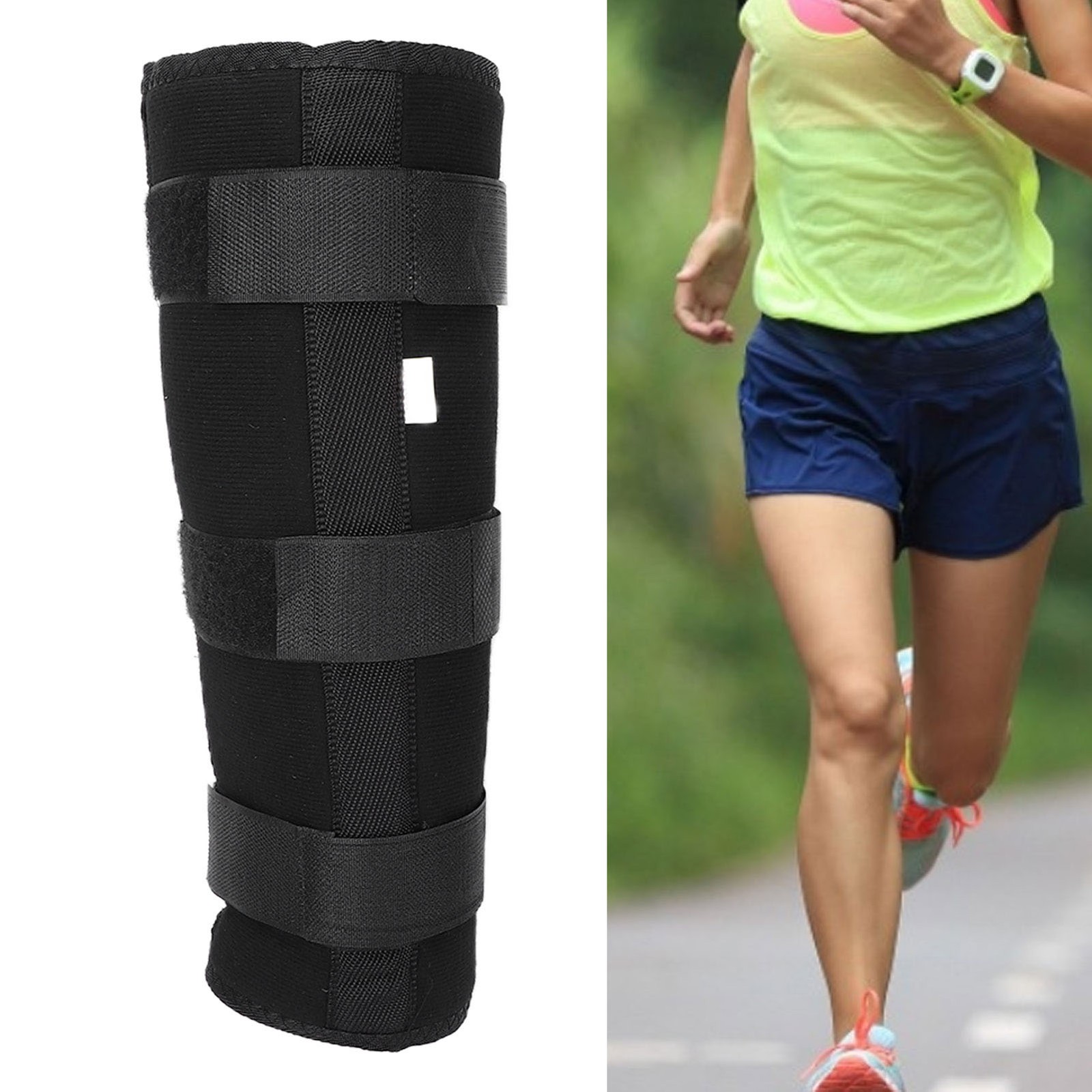 Shank Calf Fixed Stabilizer Splint Shank and Fibula Protector Tibia Strap L WT