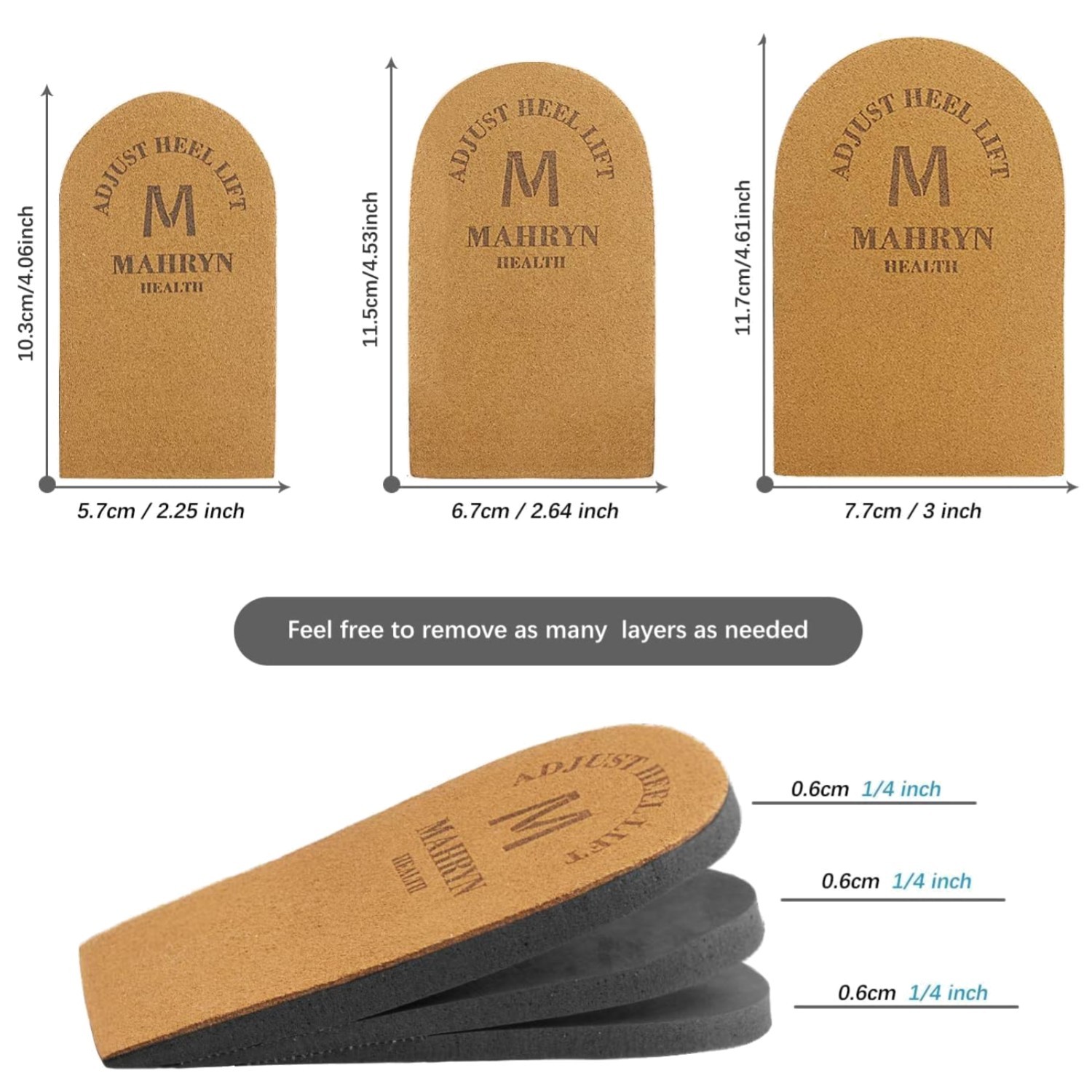 Height Increase Insoles for Leg Length Discrepancy