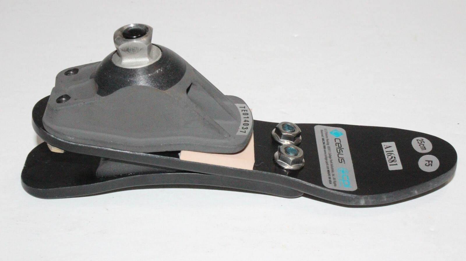 COLLEGE PARK CPI CELSUS HYDRAULIC RIGHT PROSTHETIC FOOT ANKLE SYSTEM~ Sz 25 / F5