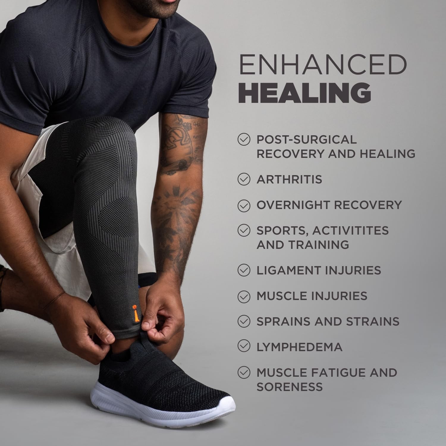Leg Sleeve – Full Leg Sleeves for and Men Supporting Pain , Swelling, Muscle …