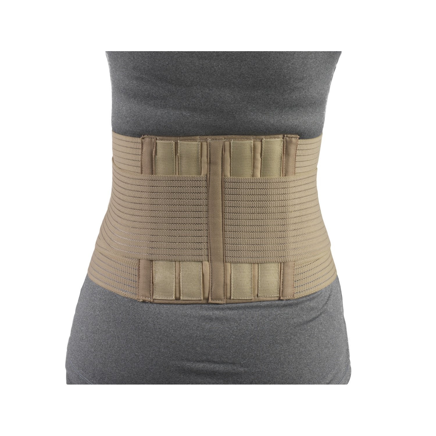 OTC Petite Lumbo-Sacral Support, Abdominal Uplift, 8-Inch Lower Medium, Beige