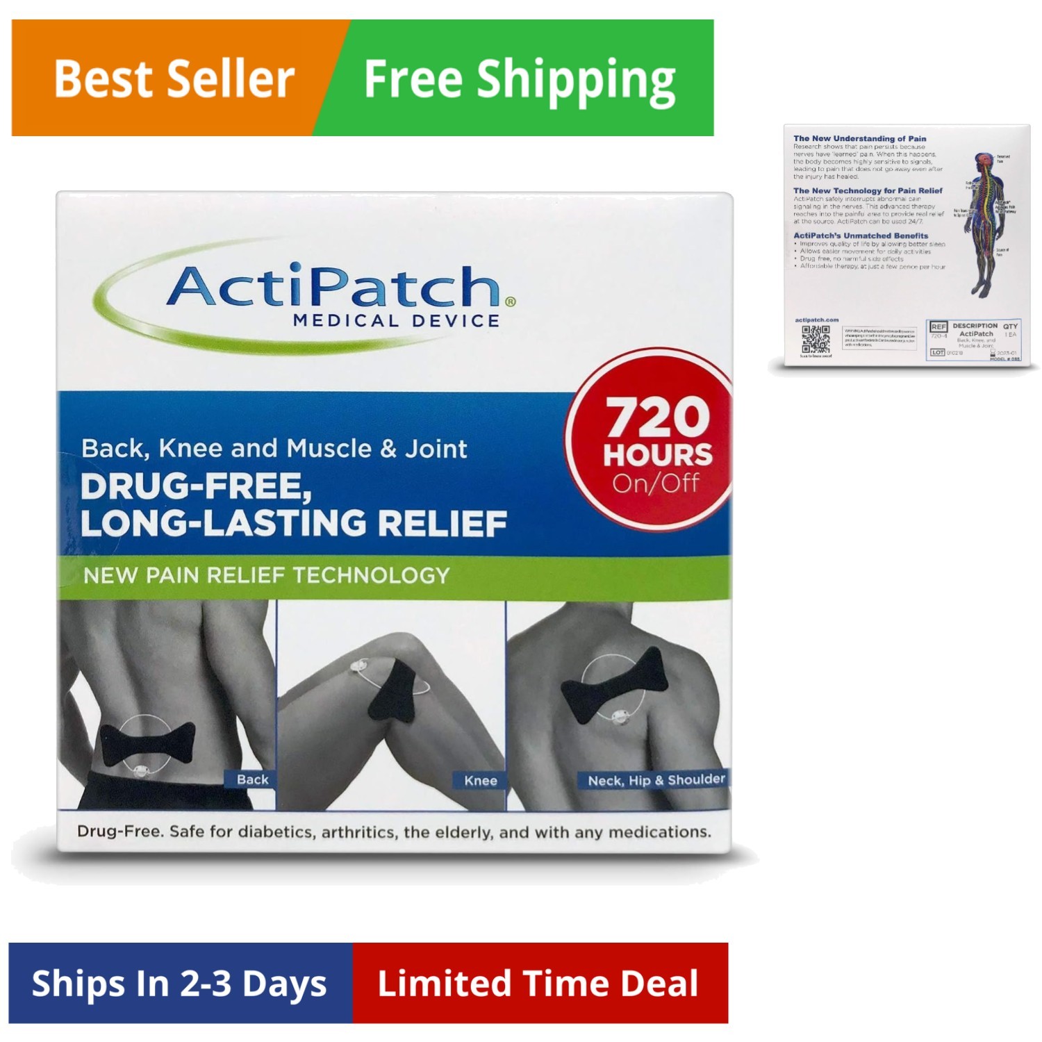 All-in-One, Back Knee Muscle & Joint Therapy Device.