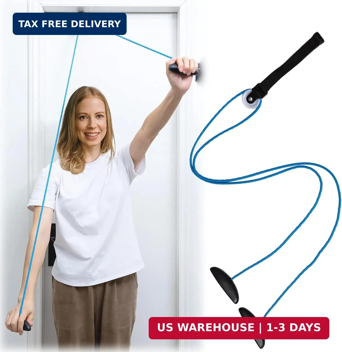 Shoulder Pulley Over The Door Physical Therapy System, Exercise Pulley, Alleviat