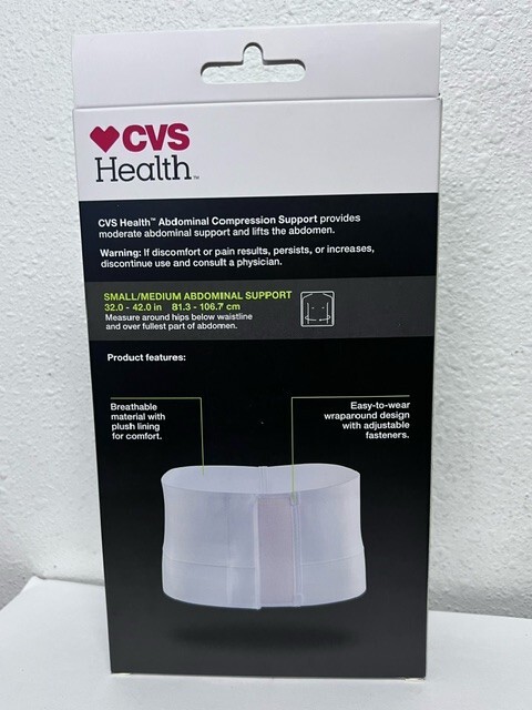 CVS Health abdominal compression support, Moderate Support Size SM/MED