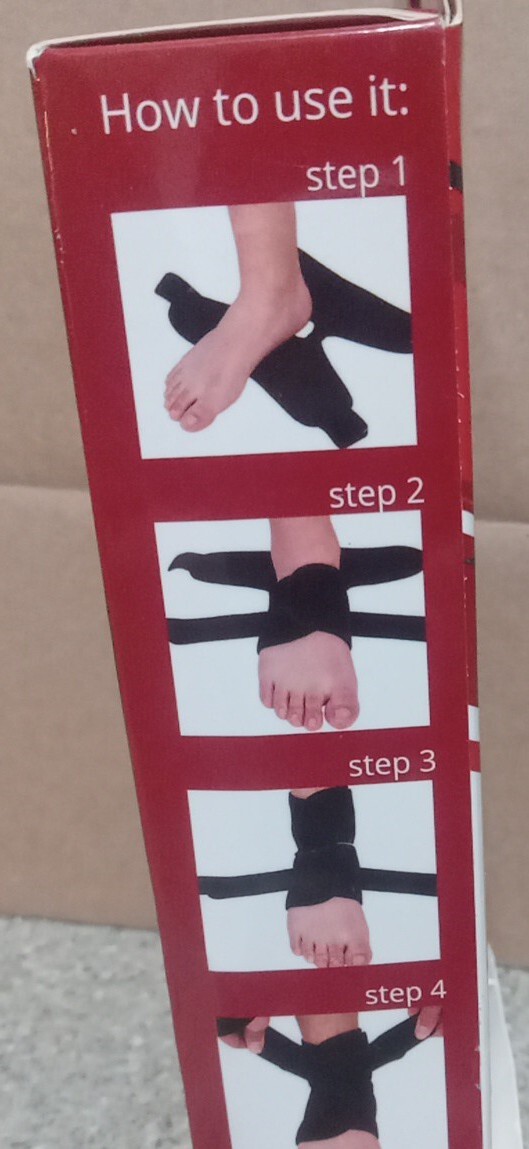 ASTORN ANKLE SUPPORT BRACE – One Size – Black