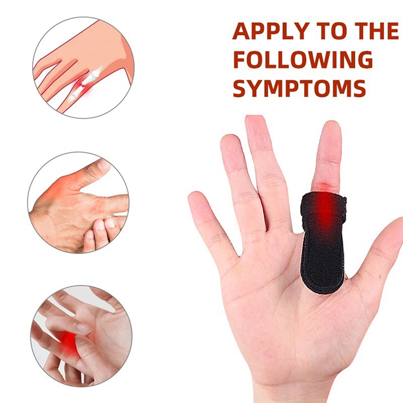 Finger Splint Support Brace Pain Relief Trigger Fixing Straightener Corre“iy