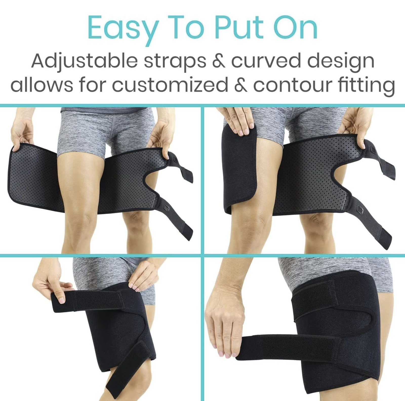 Thigh Brace One Size Fits Most Vive Brand