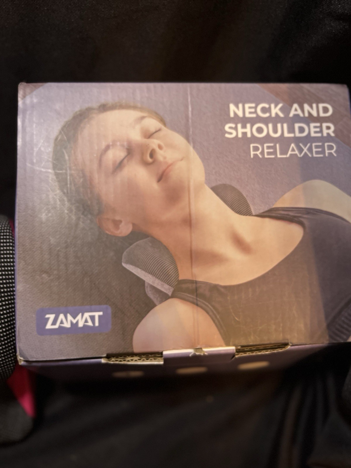 Zamat Neck And Shoulder Relaxer Pillow NIB Neck Stretcher For Neck Pain W/ Bag