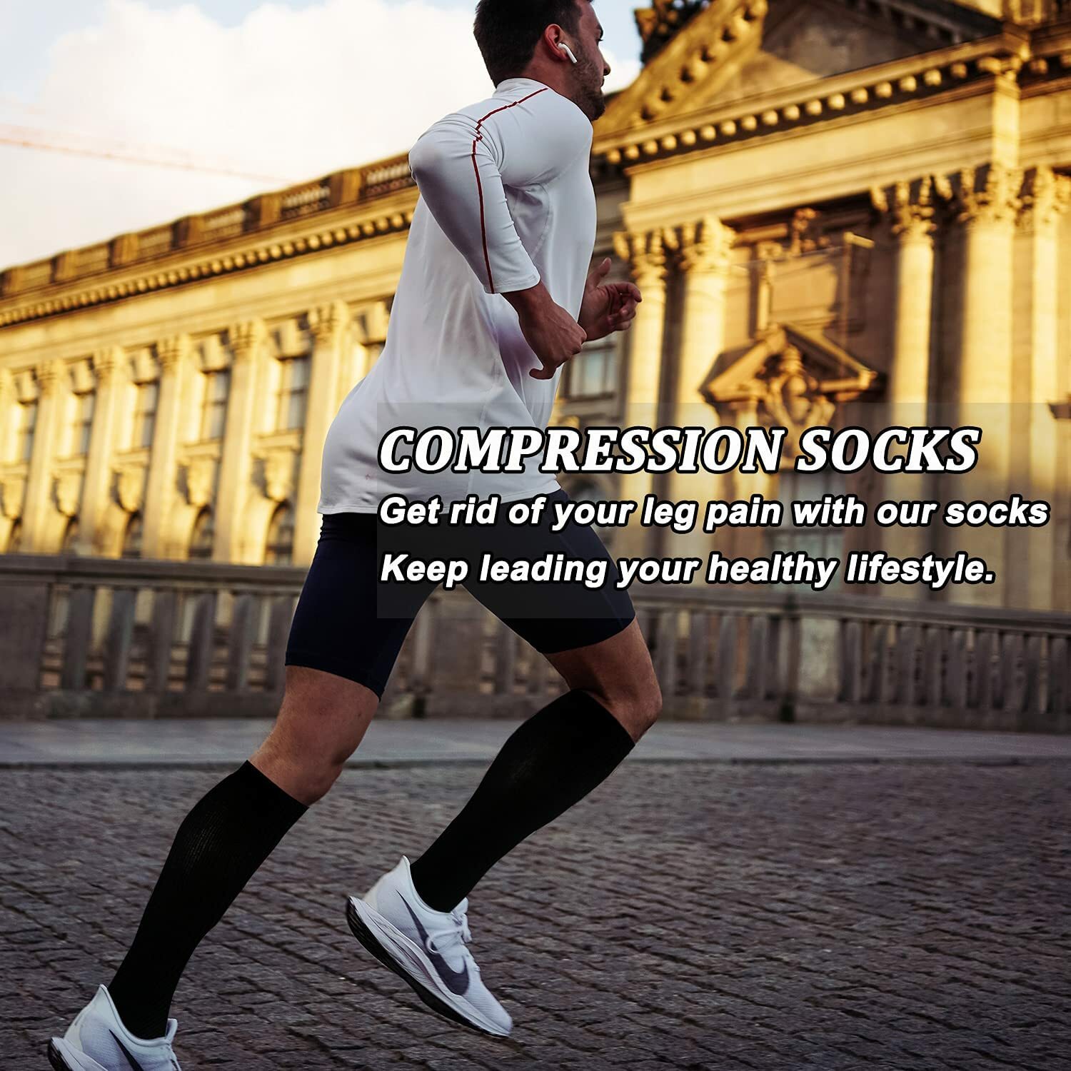 6pairs Compression Socks Women Men 20-30Mmhg Extra Wide Calf Knee High plus Size