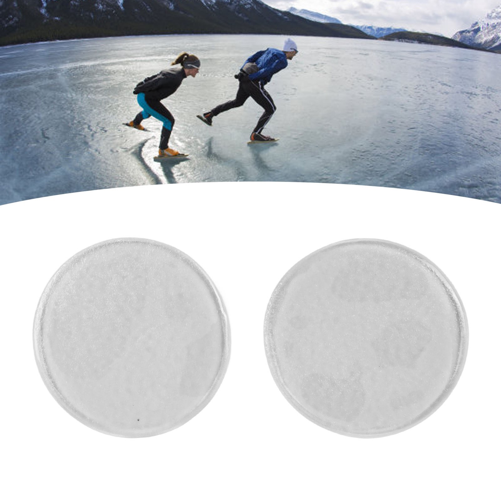 2pcs Ankle Gel Pad Pressure Relief Circulation Improve For Ice Skating Hockey