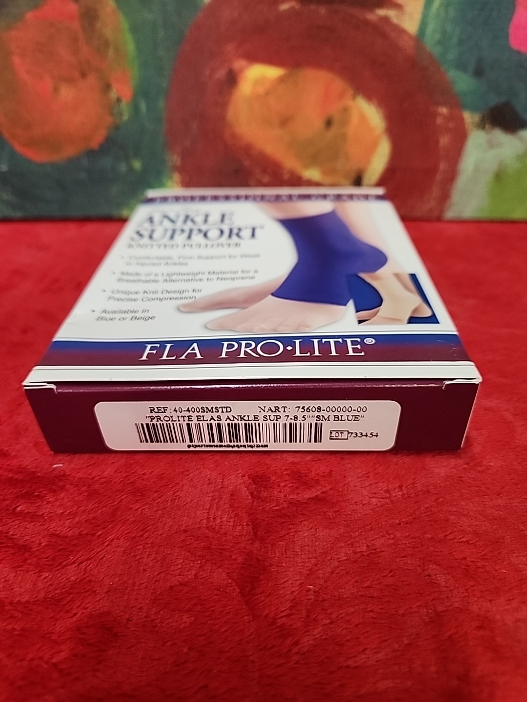 FLA Orthopedics Pro Lite Ankle Support Pullover Small Blue New In Package