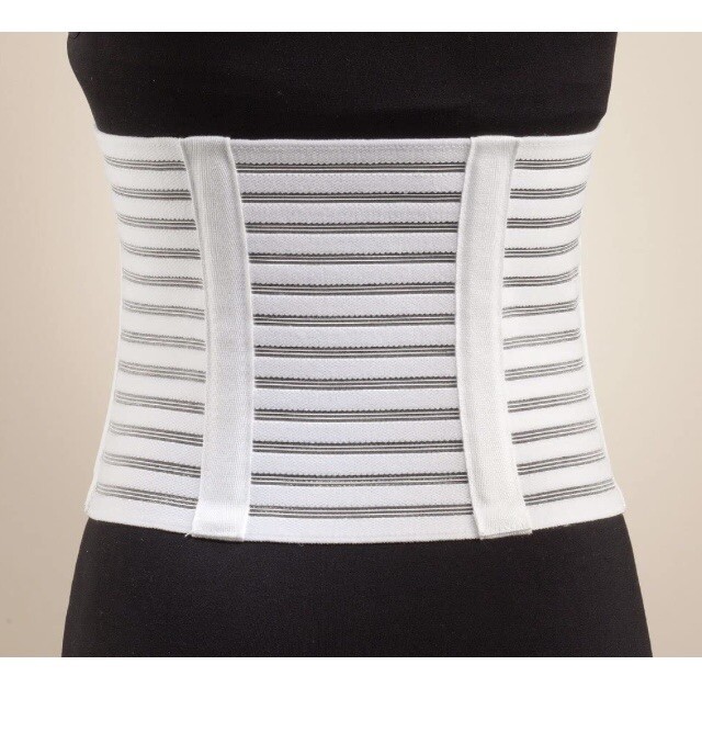 Easy Comforts Elastic Abdominal & Lumbar Back Support Brace – Med/34”-38” Waist