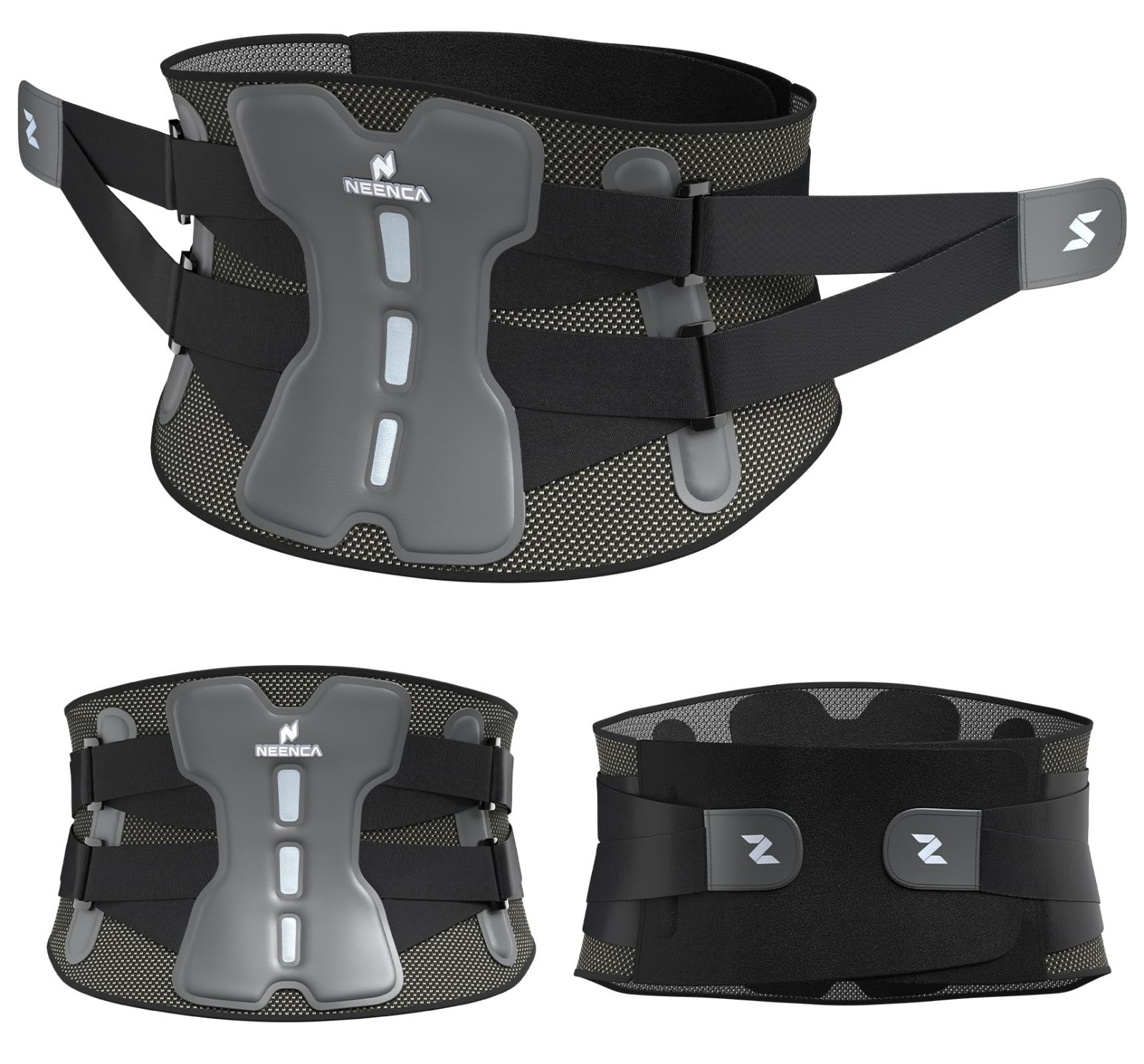 Adjustable Back Brace for Lower Back Pain Relief, Lumbar Support Belt, Soft Mesh