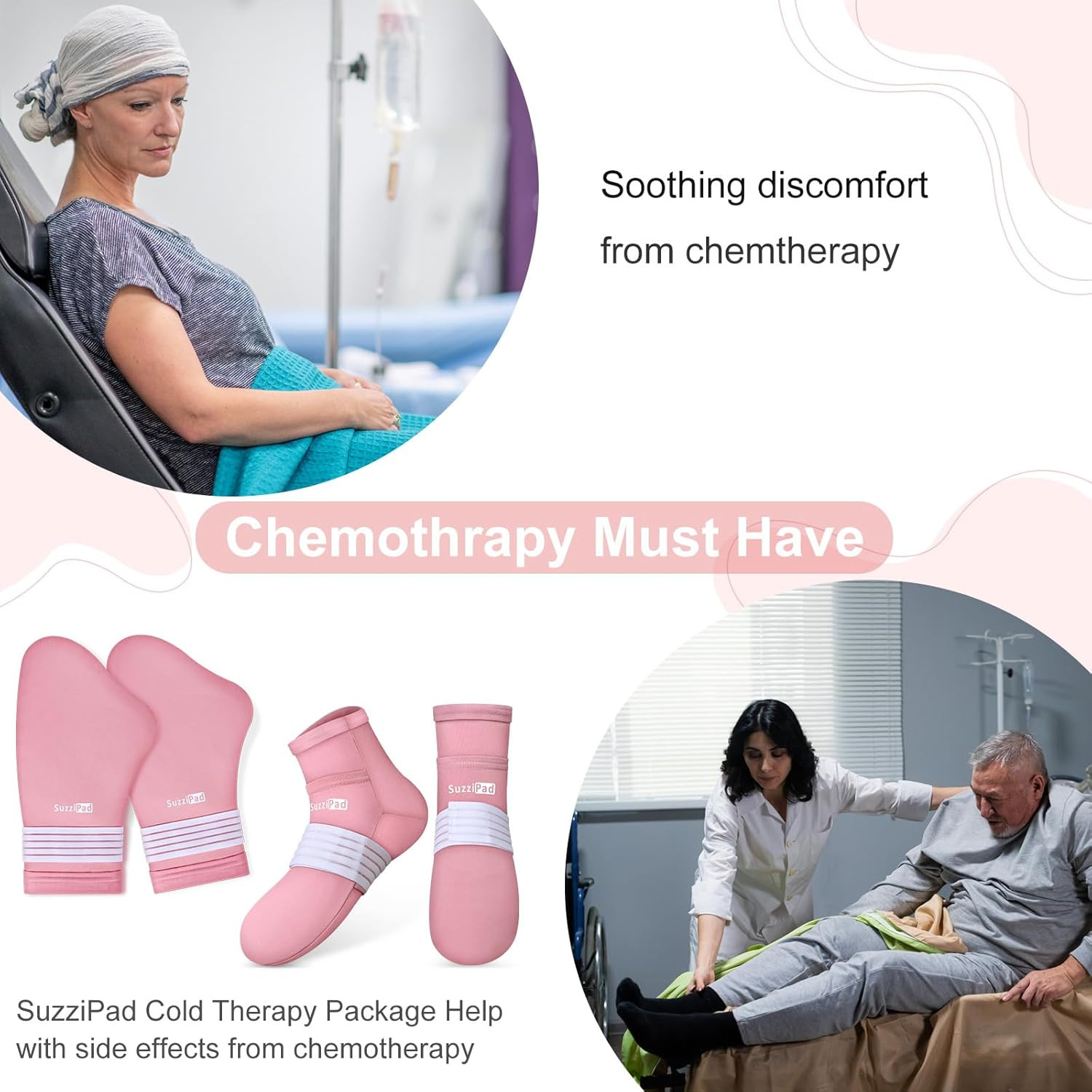 Cold Therapy Socks and Gloves for Chemotherapy, Chemo Must Haves for Women and M