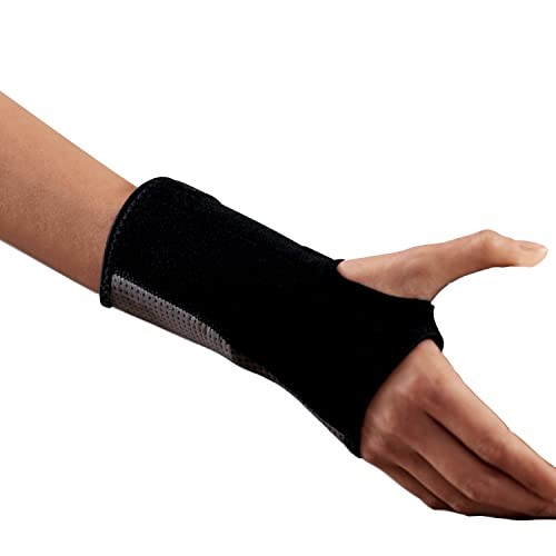 ACE Brand Adjustable Reversible Splint Wrist Brace Comfortable Support Black