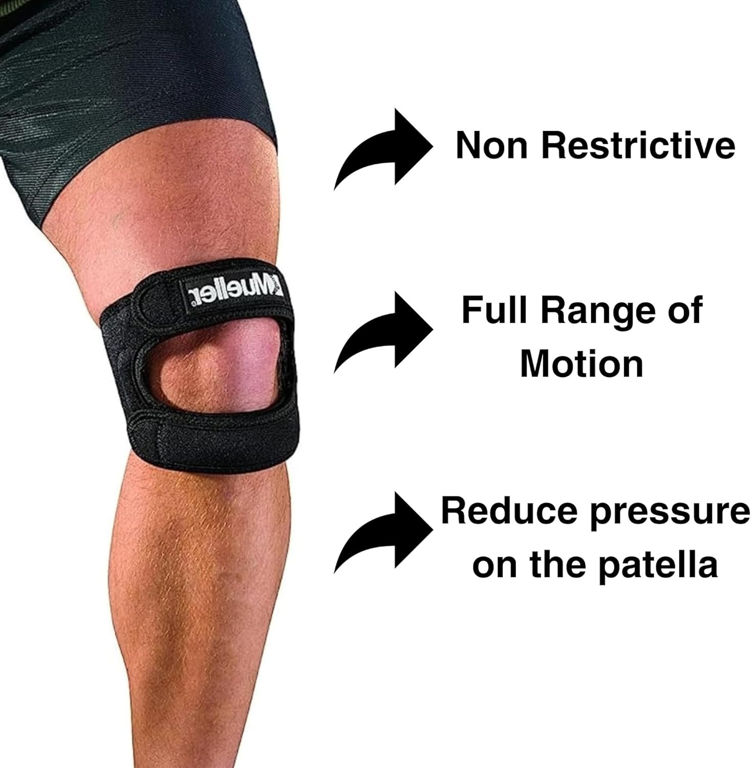 Adjustable Knee Strap for Pain Relief & Support – Compression Brace for Adults