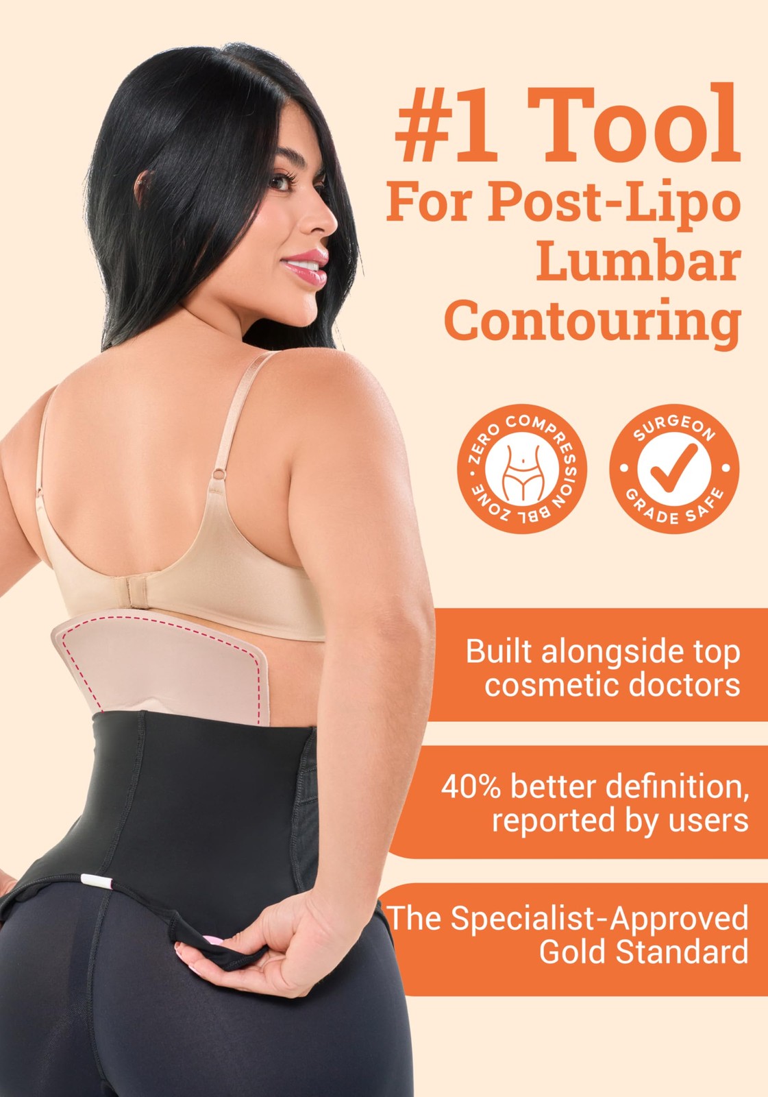 Lumbar Support Board | Lipo Foam Post Op Accesory | Lumbar Support Board for …