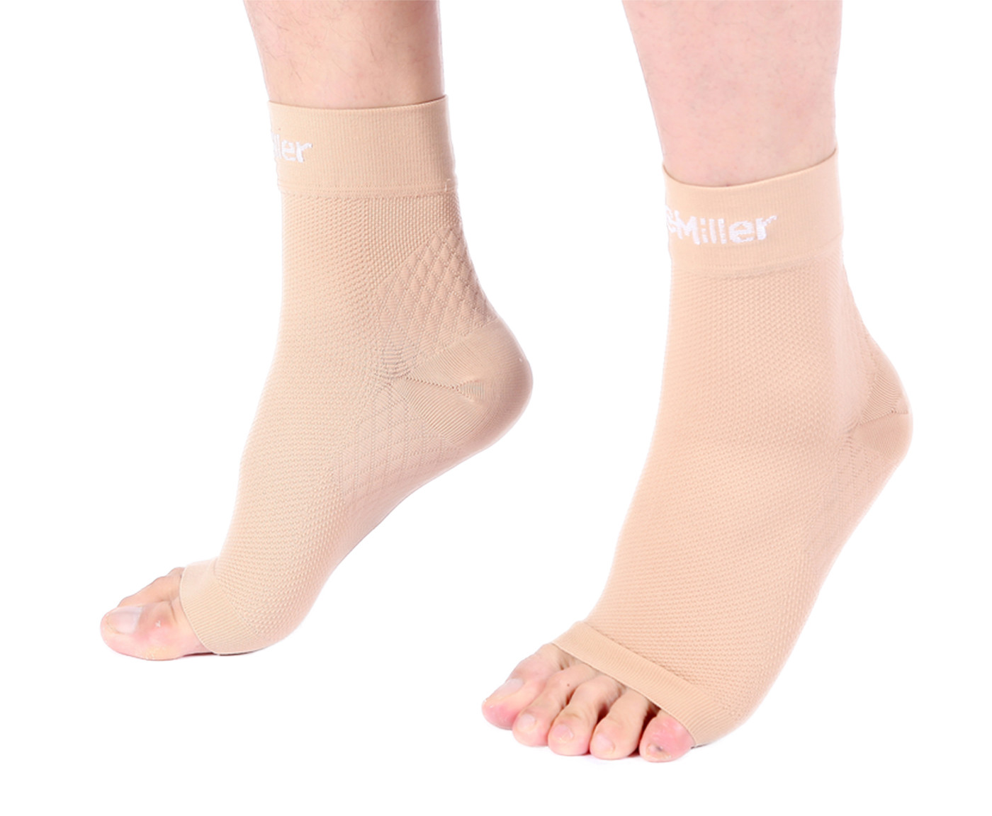 Doc Miller Arch Support Compression Ankle Socks Plantar Fasciitis Brace SKN/NUDE