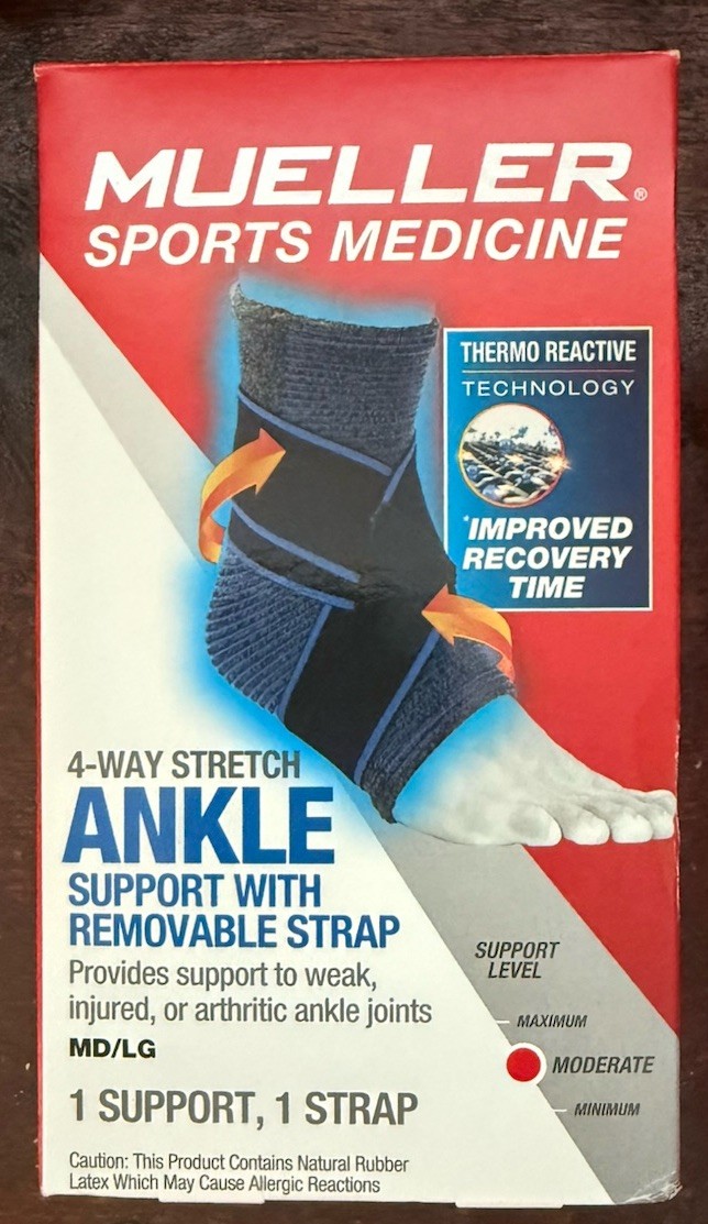 Mueller Sports Medicine Ankle Support w/Removable Strap Med/Lg