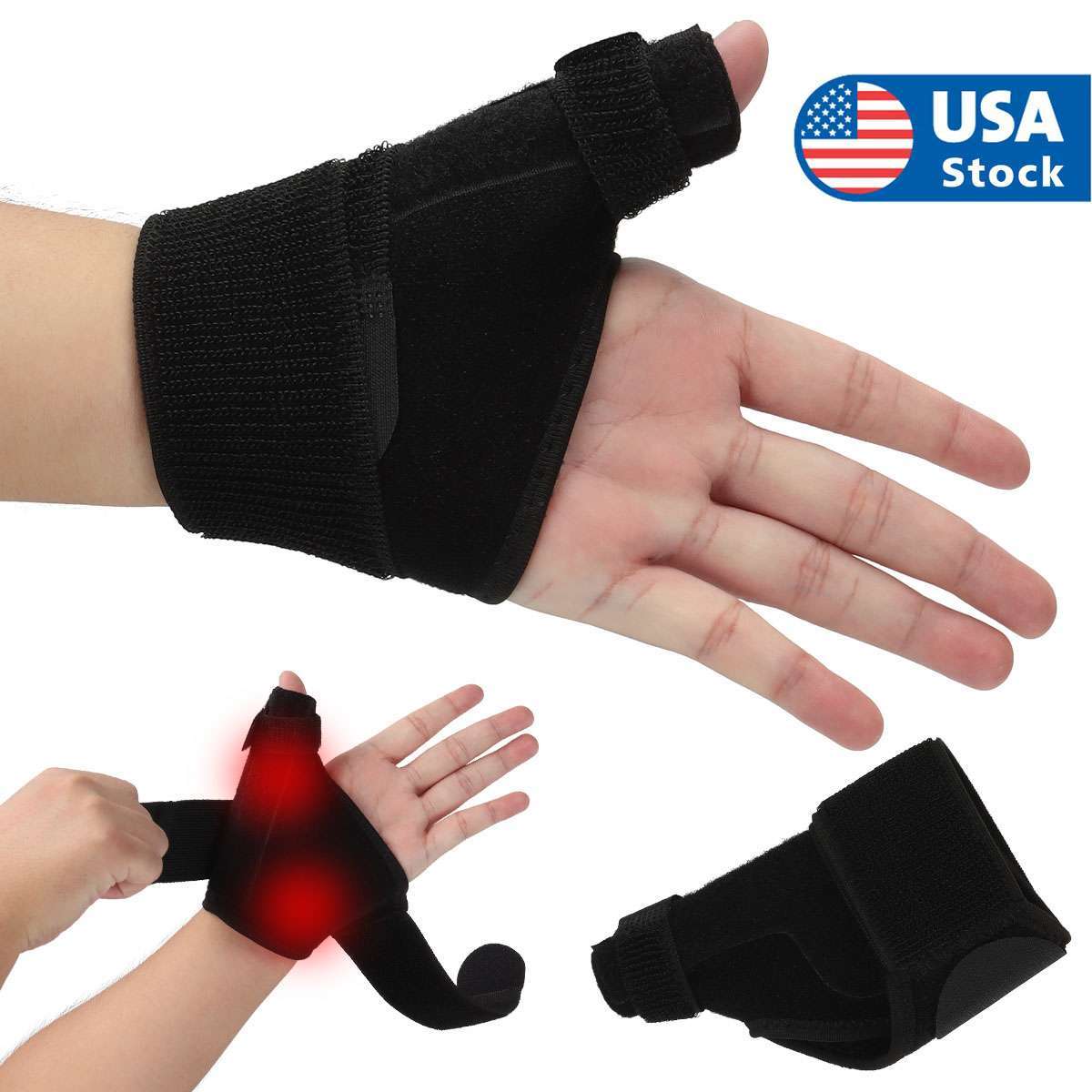 Thumb Wrist Brace Support Hand Sprain Carpal Tunnel Arthritis Running Left Right