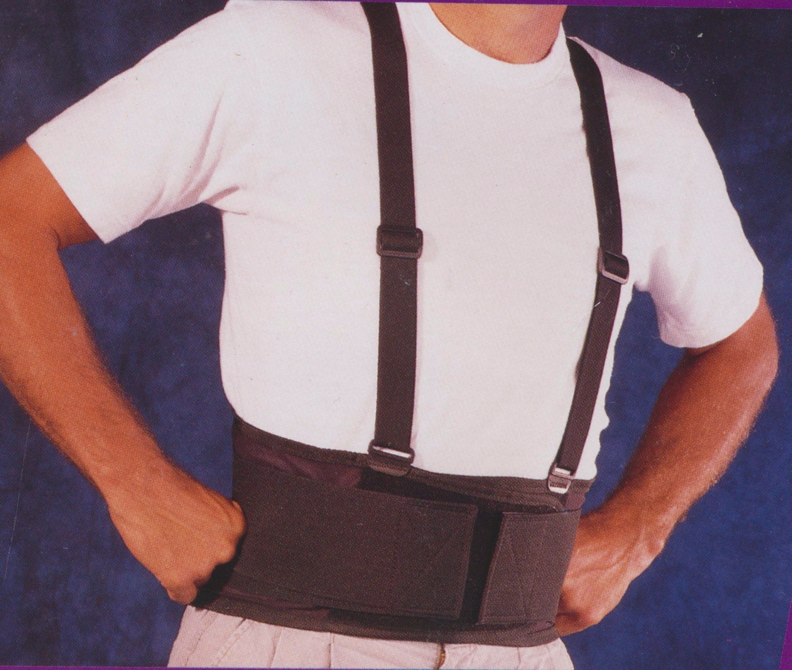 Weider Care All Activity BACK SUPPORT Black Size XL Made in USA 45″-49″ Waist
