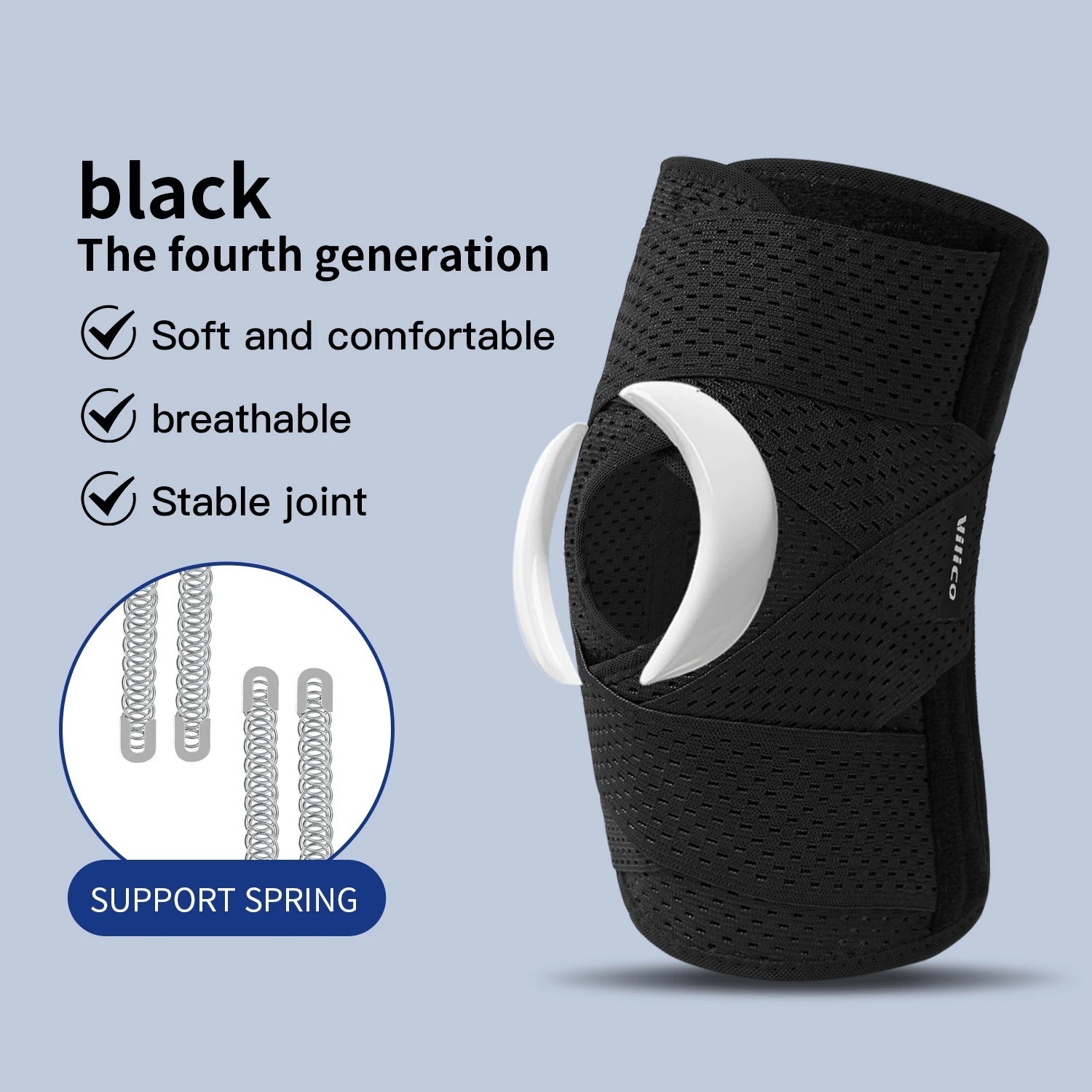 Bareform Knee Brace for Meniscus Support & Patella Pain Relief