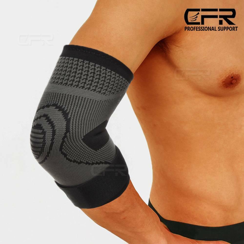 Elbow Brace Compression Sleeve Support Tendonitis Tennis Arm Arthritis Wrap CFR
