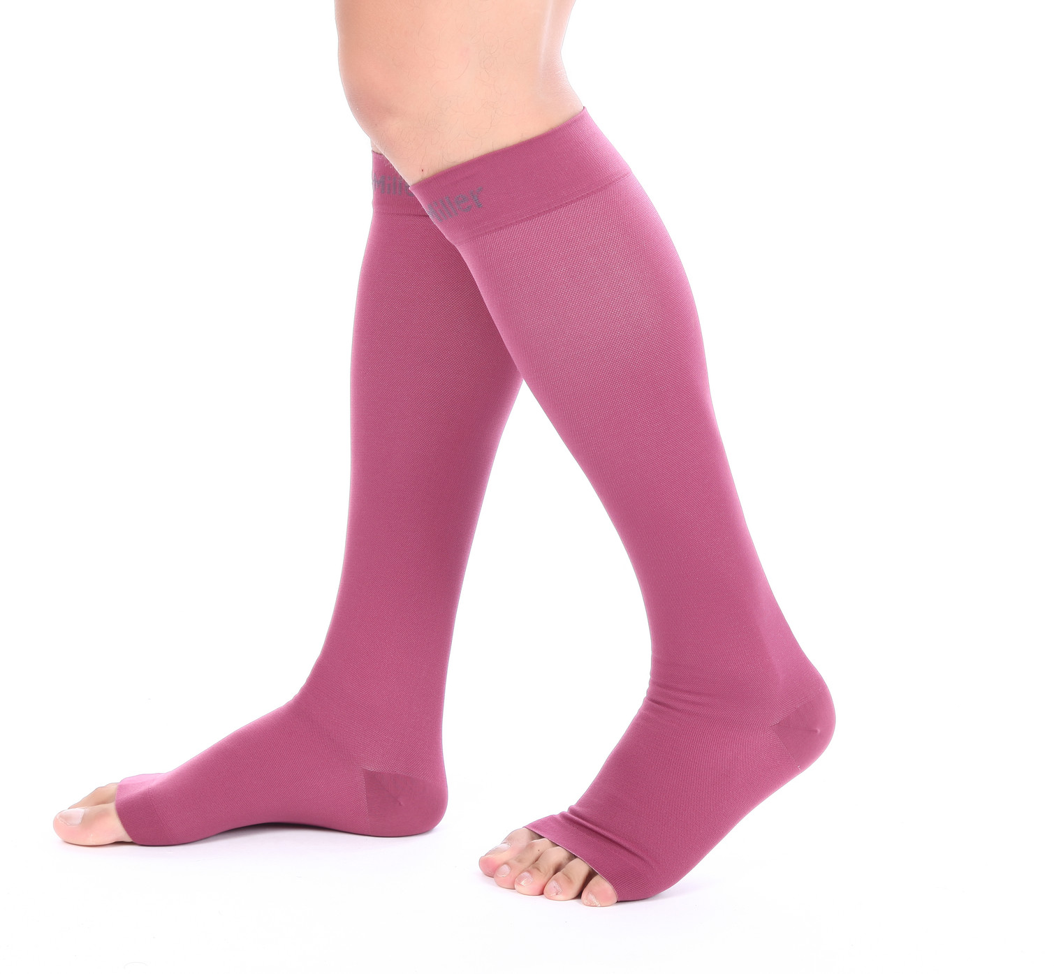 Doc Miller Open Toe Socks Compression Socks 20-30 mmHg Recovery Varicose Veins