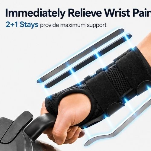 Adjustable Wrist Support Brace Carpal Tunnel Splint Night Hand Stabilizer 1PCS
