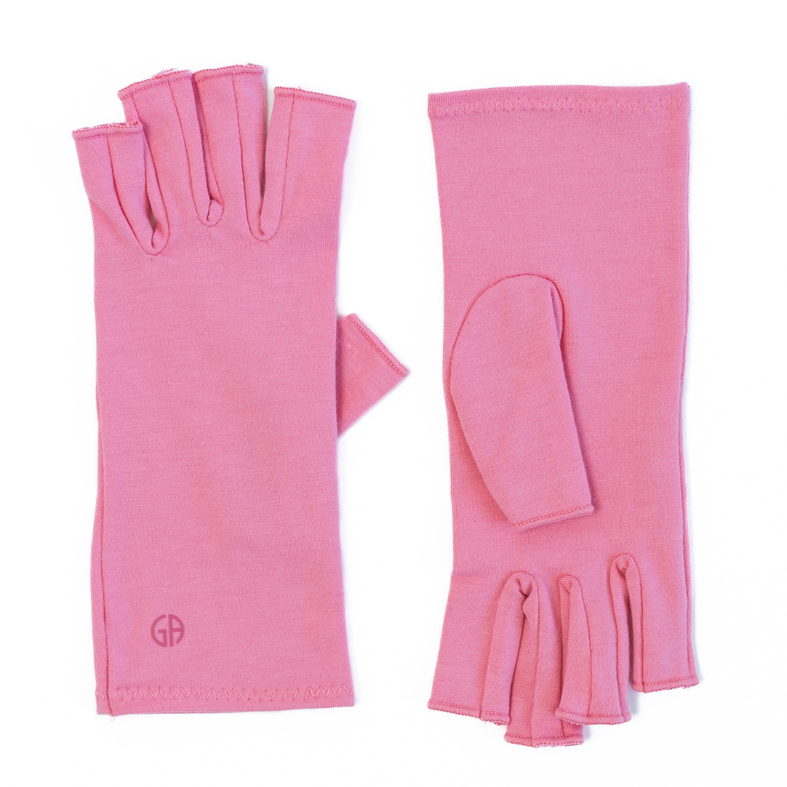 Compression Gloves for Arthritis in Coral Pink