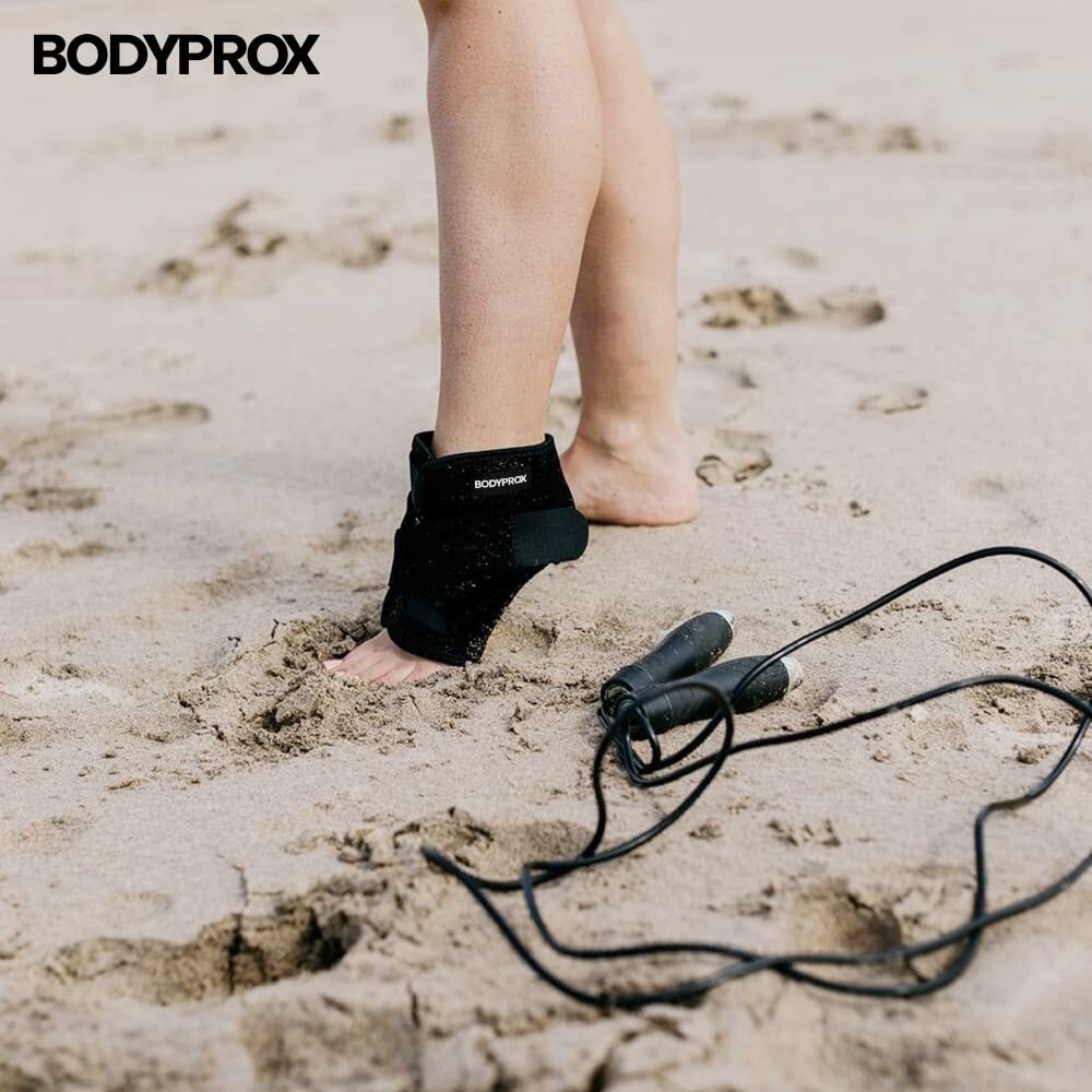 Bodyprox Ankle Support Brace, Breathable Neoprene Sleeve, Adjustable Wrap!