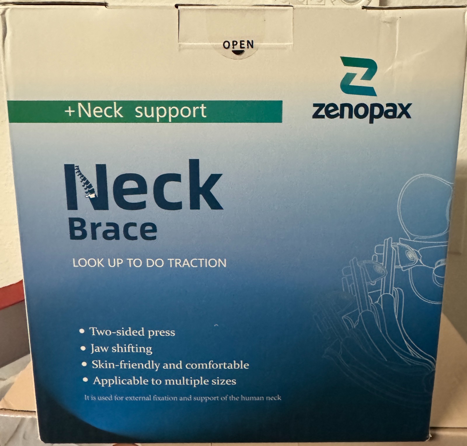 zenopax Cervical Traction Device, Neck Stretcher for Neck Support, Lightweight &