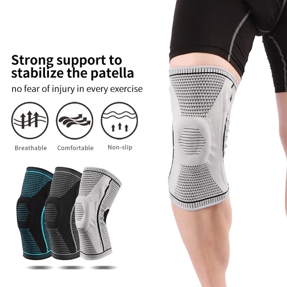 Knee Sleeves Compression Brace Support Sport Joint Injury Pain Arthritis Relief
